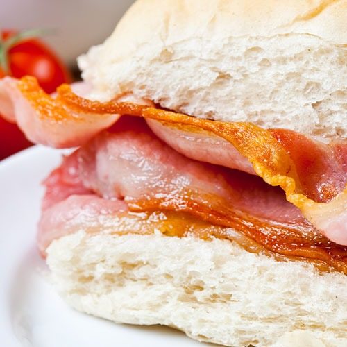 Breakfast rolls as part of menus delivered by Midlands Catering Company, Derby