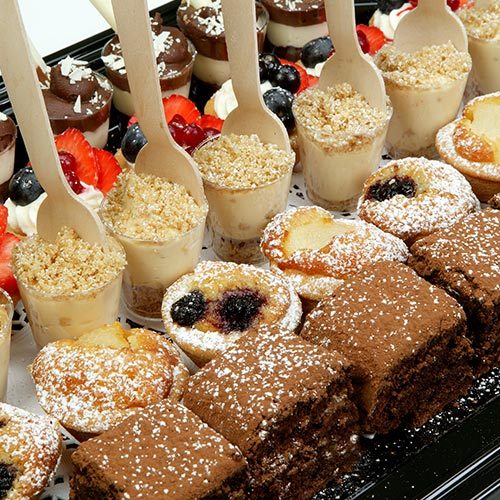 Dessert Canapes as part of Catering Services by Midlands Catering Company, Derby