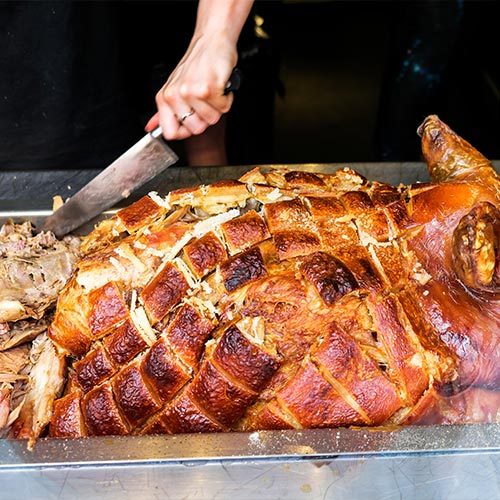 Hog roast served by Midlands Catering Company