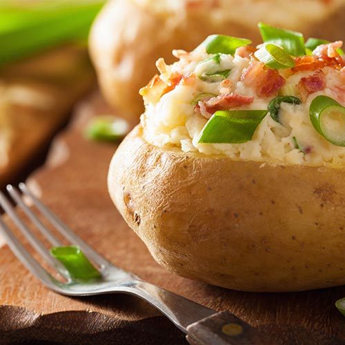 Jacket potatoes as part of Catering Services by Midlands Catering Company, Derby