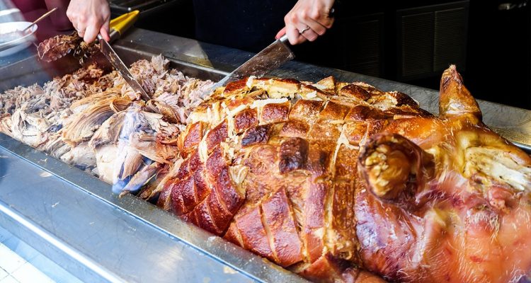 Hog roast catering by Midlands Catering Company, Derby